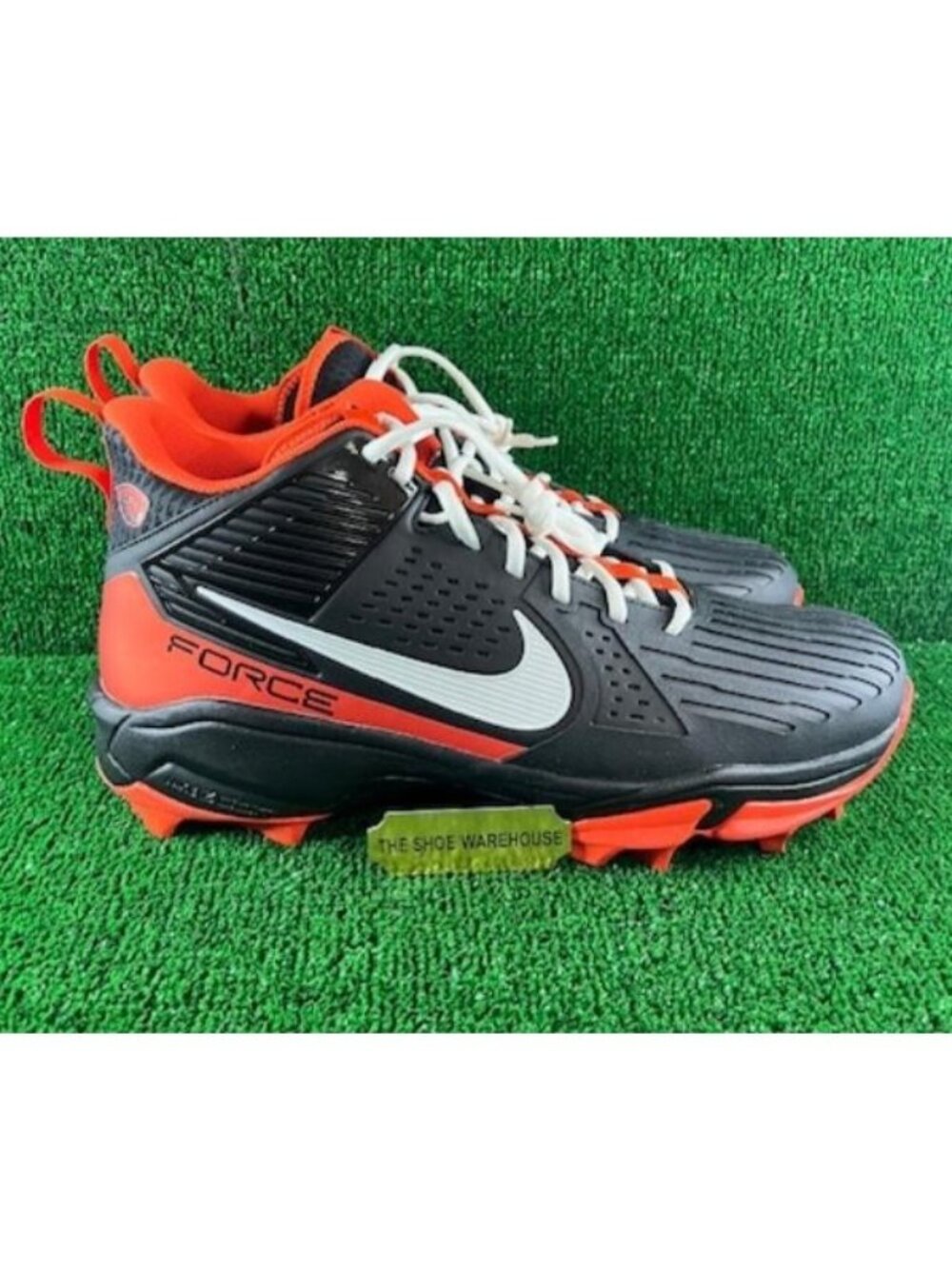 Nike Force Savage Pro 3 Shark Oregon Beavers Football Cleats PE FJ5749-004 Sz 15